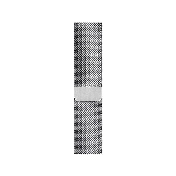 Cinturino Milanese Loop per Apple Watch 38, 40 e 41mm, Silver, FixPremium
