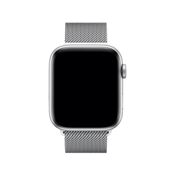 Cinturino Milanese Loop per Apple Watch 38, 40 e 41mm, Silver, FixPremium