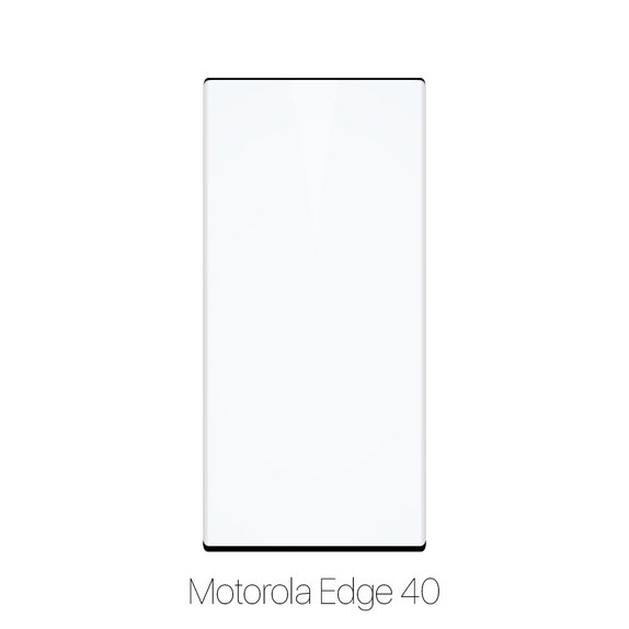 Vetro temperato 3D per MotGoldla Edge 40, FixPremium