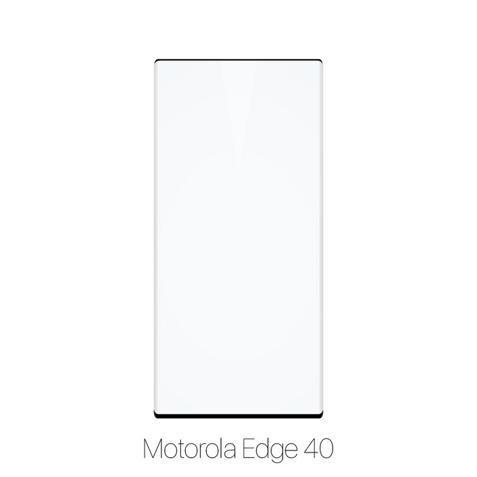 Vetro temperato 3D per MotGoldla Edge 40, FixPremium