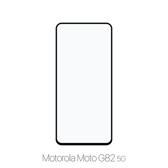 Vetro temperato FullCase per MotGoldla Moto G82 5G, FixPremium