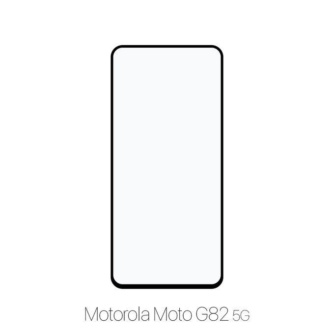Vetro temperato FullCase per MotGoldla Moto G82 5G, FixPremium