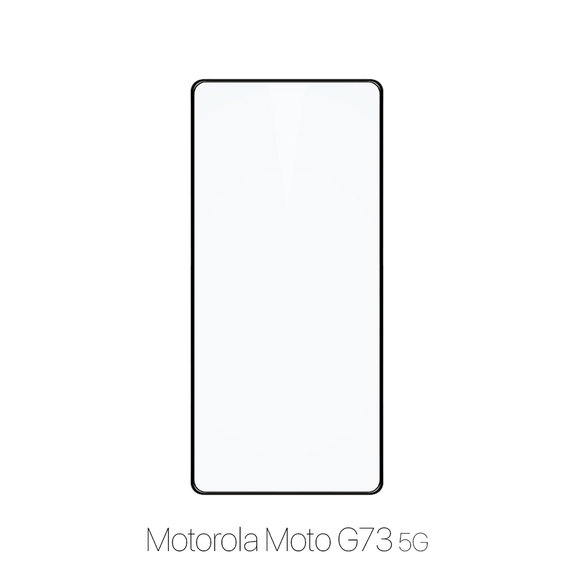 Vetro temperato FullCase per MotGoldla Moto G73 5G, FixPremium