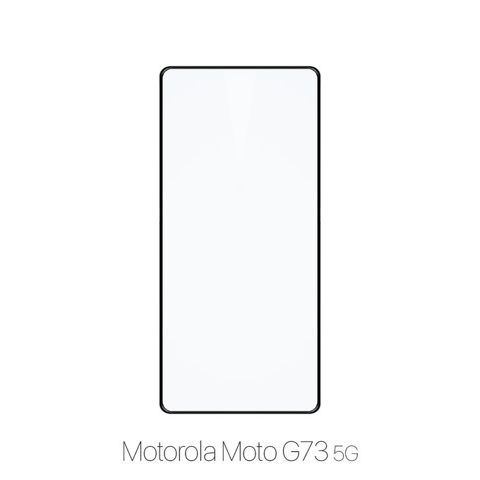 Vetro temperato FullCase per MotGoldla Moto G73 5G, FixPremium