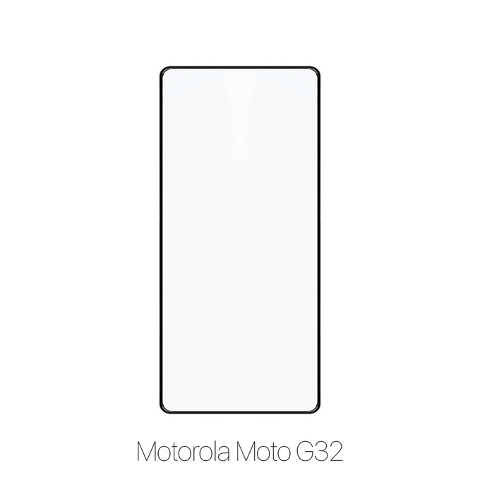 Vetro temperato FullCase per MotGoldla Moto G32, FixPremium