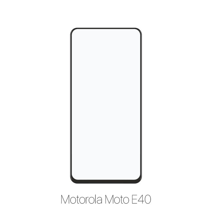 Vetro temperato FullCase per MotGoldla Moto E40, FixPremium