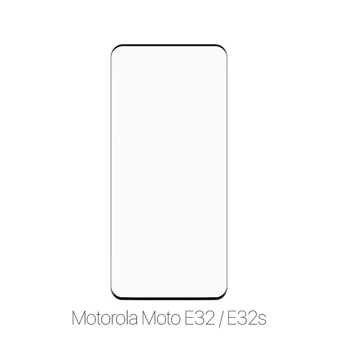 Vetro temperato FullCase per MotGoldla Moto E32, E32s, FixPremium