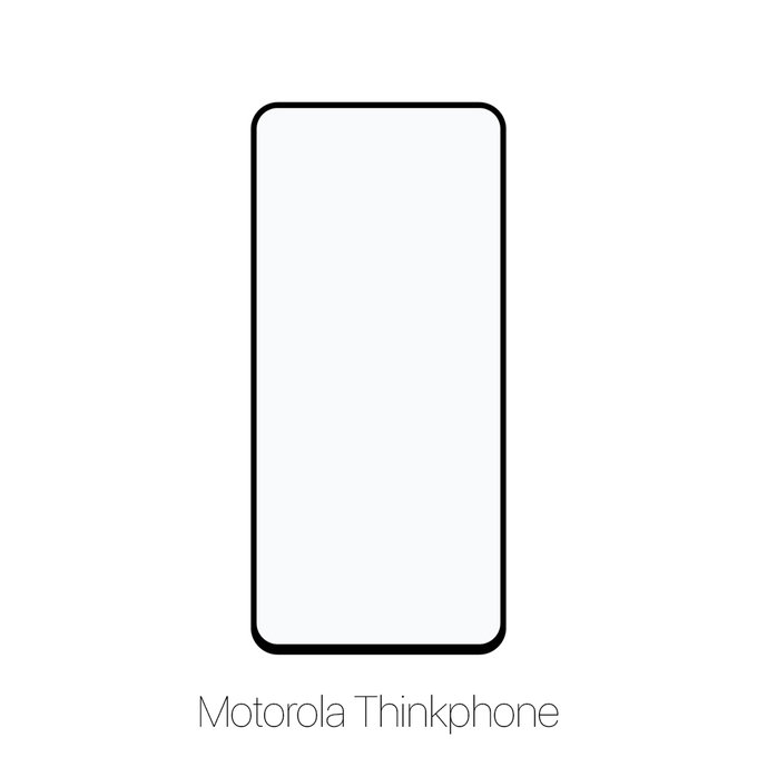 Vetro temperato FullCase per MotGoldla Thinkphone, FixPremium
