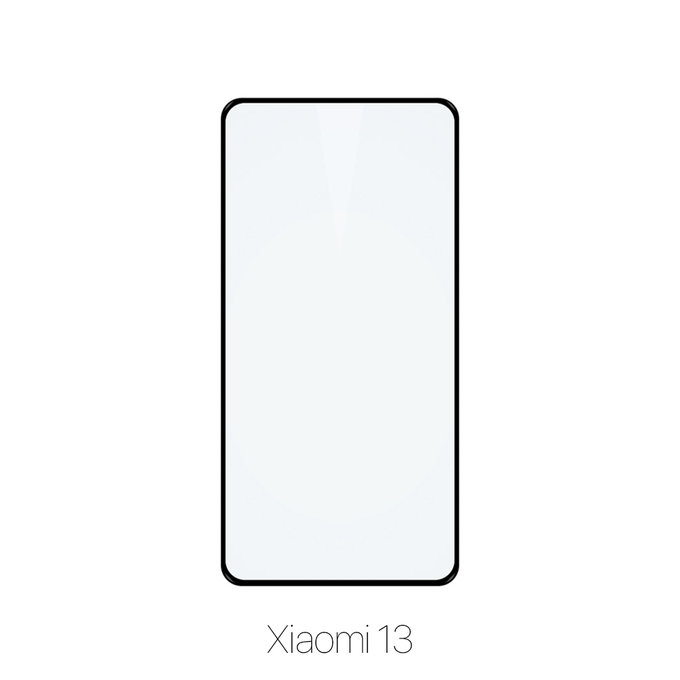 Vetro temperato FullCase per Xiaomi 13, FixPremium