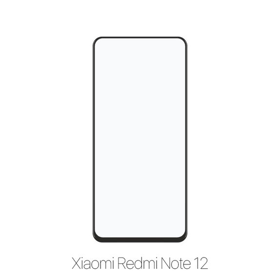 Vetro temperato FullCase per Xiaomi Redmi Note 12, FixPremium
