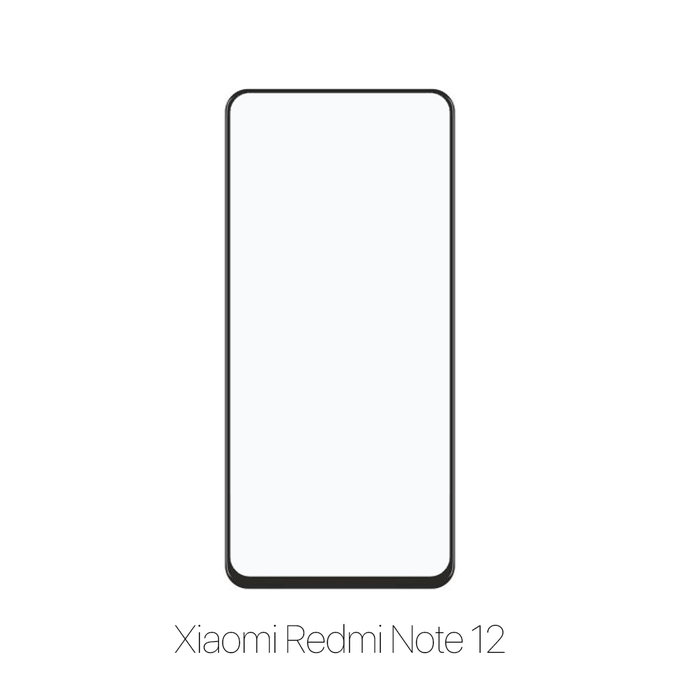 Vetro temperato FullCase per Xiaomi Redmi Note 12, FixPremium