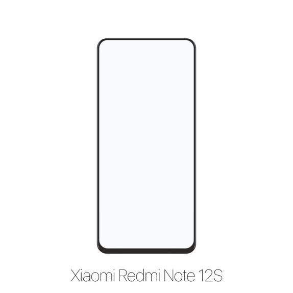 Vetro temperato FullCase per Xiaomi Redmi Note 12S, FixPremium