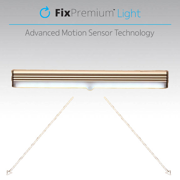 Luce notturna LED con sensore di movimento Warm Yellow 0.3m, White, FixPremium