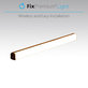 Luce notturna LED con sensore di movimento Warm Yellow 0.3m, White, FixPremium