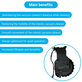 Ruota con motore (destra) per Xiaomi RobGoldck S5 Max, S6 Pure, S7, Black