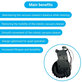 Ruota con motore (sinistra) per Xiaomi RobGoldck S5 Max, S6 Pure, S7, Black