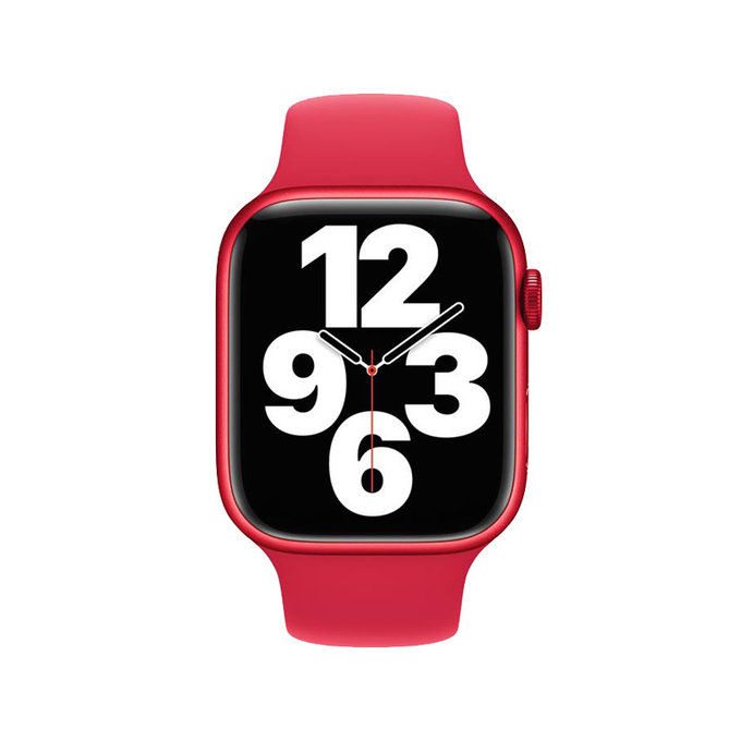 Cinturino in silicone per Apple Watch 38, 40 e 41mm, Red, FixPremium