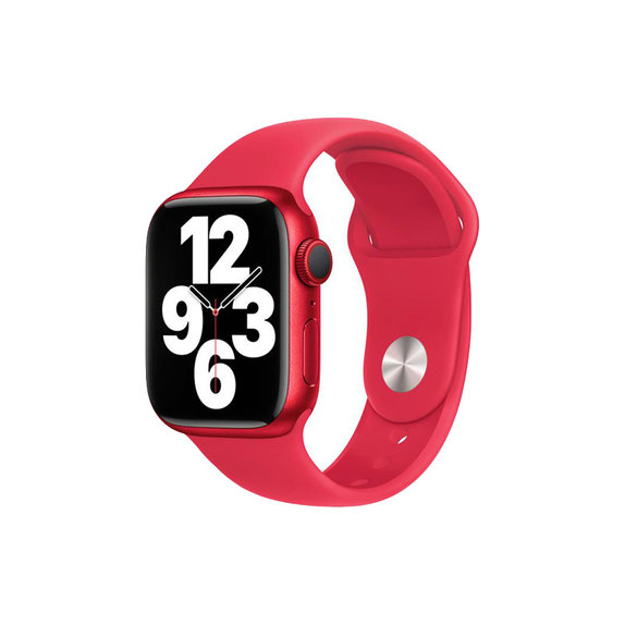 Cinturino in silicone per Apple Watch 38, 40 e 41mm, Red, FixPremium