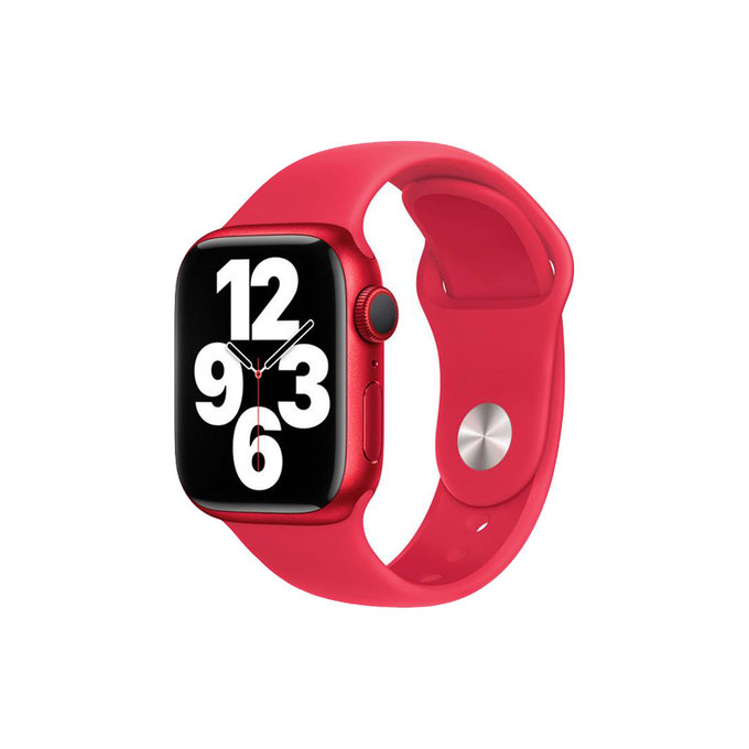 Cinturino in silicone per Apple Watch 38, 40 e 41mm, Red, FixPremium