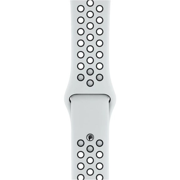 Cinturino sportivo in silicone per Apple Watch 38, 40 e 41mm, White, FixPremium