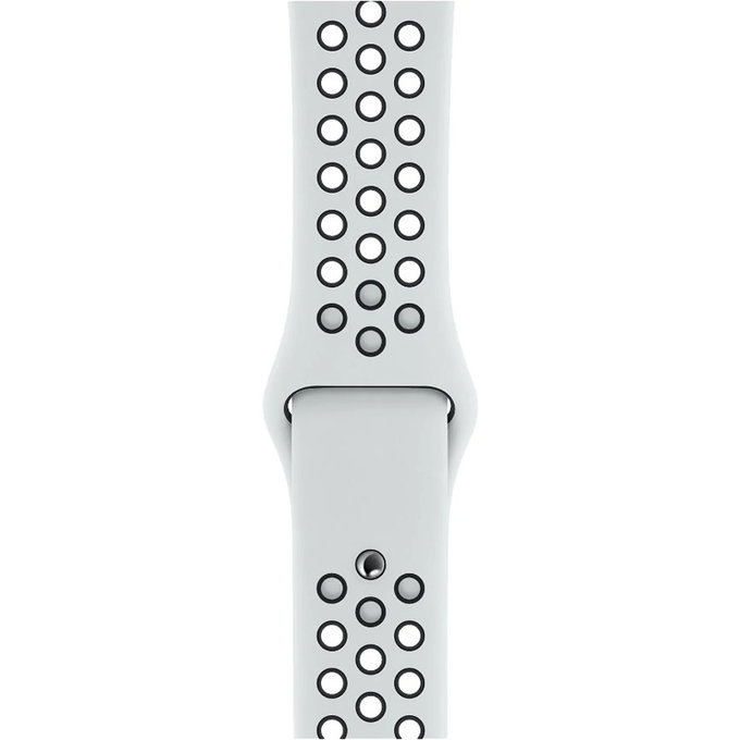 Cinturino sportivo in silicone per Apple Watch 38, 40 e 41mm, White, FixPremium