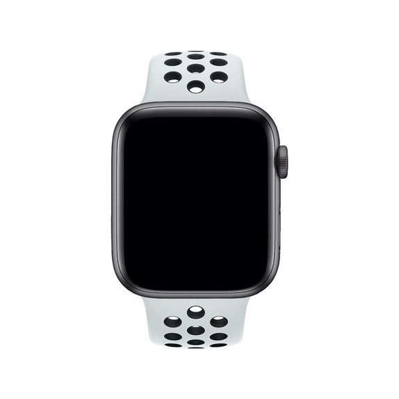 Cinturino sportivo in silicone per Apple Watch 38, 40 e 41mm, White, FixPremium
