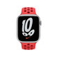Cinturino sportivo in silicone per Apple Watch 42, 44, 45 e 49mm, Red, FixPremium