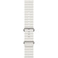 Cinturino Ocean Loop per Apple Watch 42, 44, 45 e 49mm, White, FixPremium