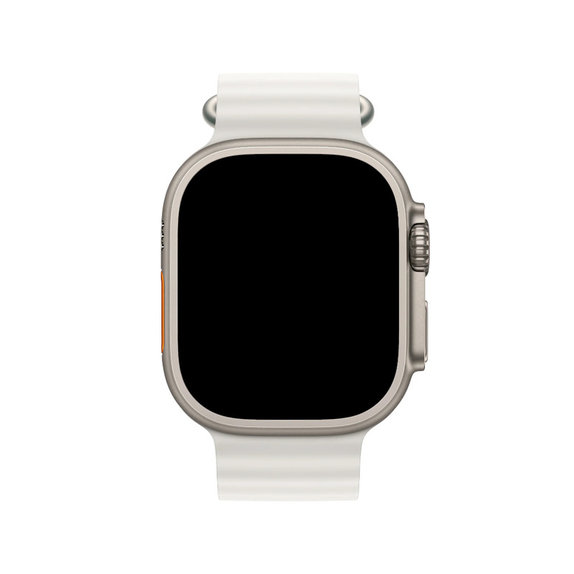Cinturino Ocean Loop per Apple Watch 42, 44, 45 e 49mm, White, FixPremium