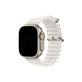 Cinturino Ocean Loop per Apple Watch 42, 44, 45 e 49mm, White, FixPremium