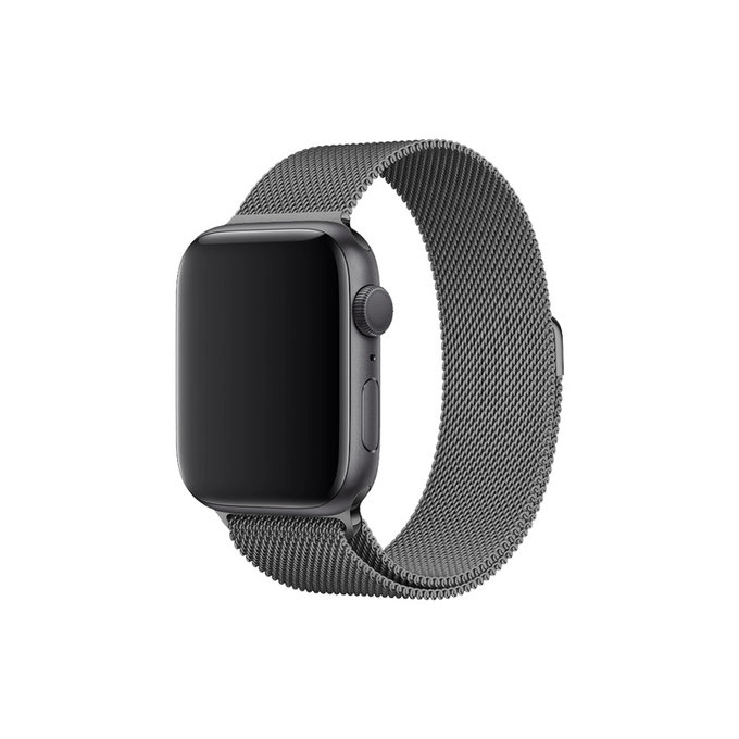 Cinturino Milanese Loop per Apple Watch 38, 40 e 41mm, Graphite, FixPremium