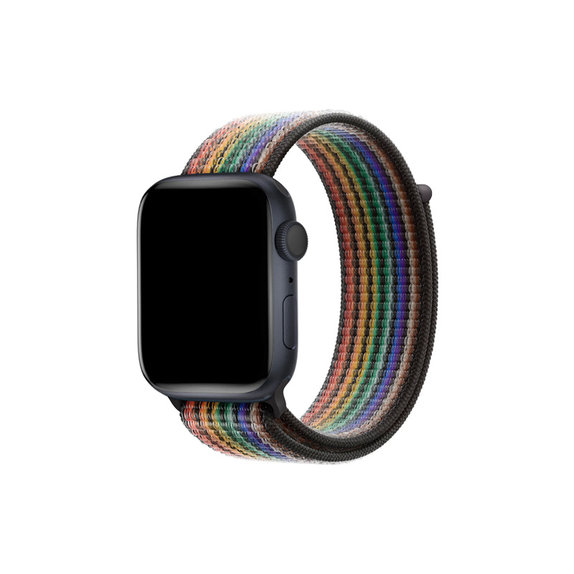 Cinturino in nylon per Apple Watch 38, 40 e 41mm, Pride, FixPremium