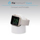 Supporto in silicone per Apple Watch, Black, FixPremium