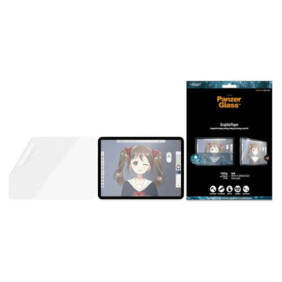 Pellicola protettiva GraphicPaper Case per iPad (7th Gen 2019), trasparente, PanzerGlass