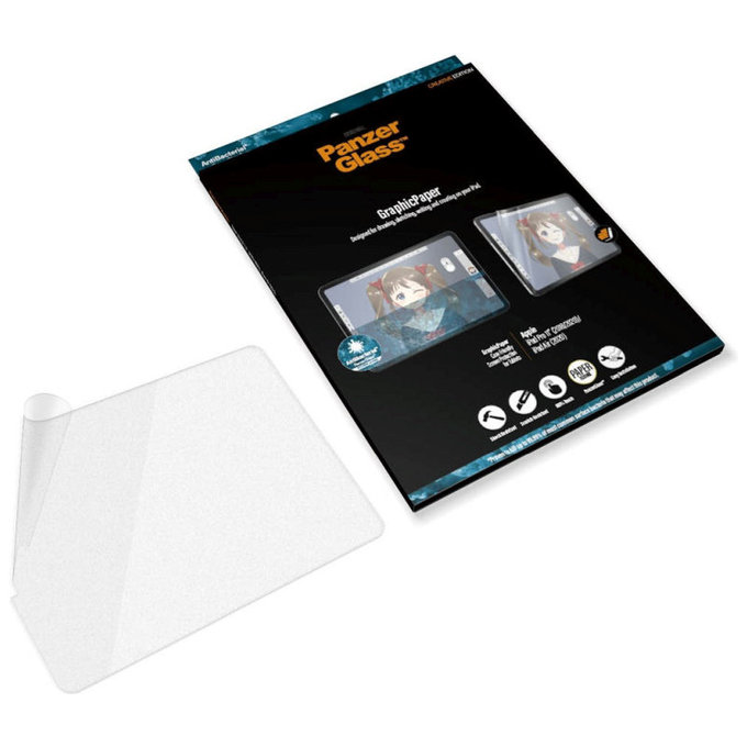 Pellicola protettiva GraphicPaper Case Friendly AB per iPad Pro 11''/Air 10,9'', Trasparente, PanzerGlass