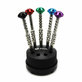 Supporto rotante per cacciaviti da 9 pezzi, Black, 2UUL