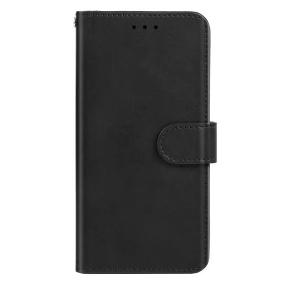Custodia Book Wallet per iPhone 14 Plus, Black, FixPremium