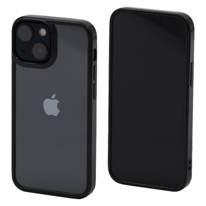 Custodia Invisible per iPhone 13 mini, Black, FixPremium