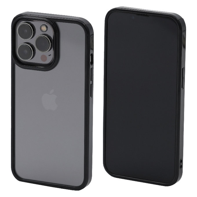 Custodia Invisible per iPhone 13 Pro, Black, FixPremium