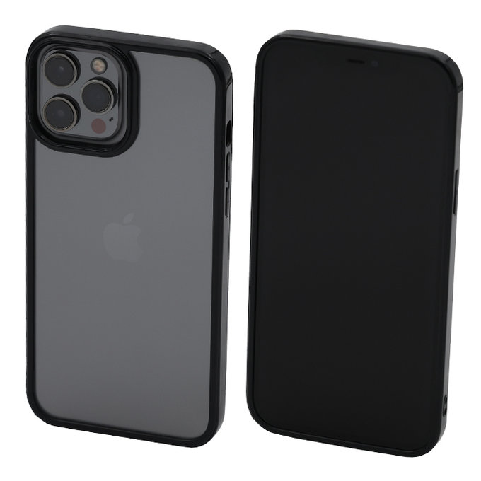 Custodia Invisible per iPhone 14 Pro Max, Black, FixPremium