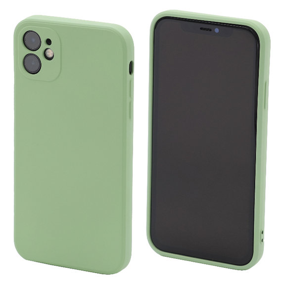 Custodia Rubber per iPhone 11, Green, FixPremium