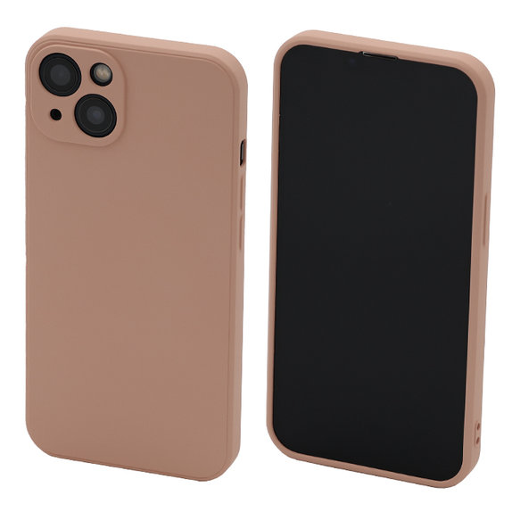 Custodia Rubber per iPhone 13, 14, Orange, FixPremium