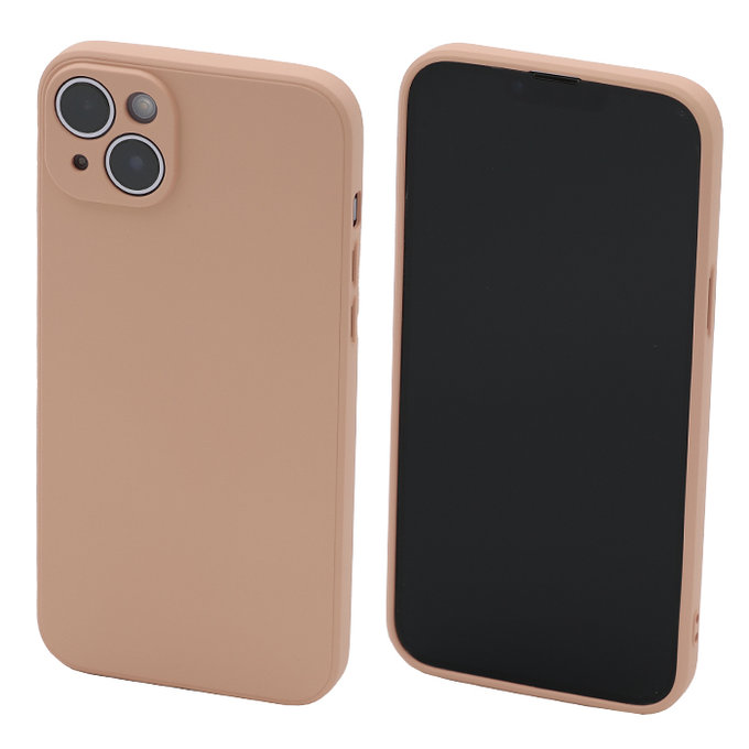 Custodia Rubber per iPhone 14 Plus, Orange, FixPremium