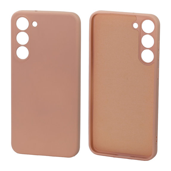 Custodia Rubber per Samsung S23 Plus, Orange, FixPremium