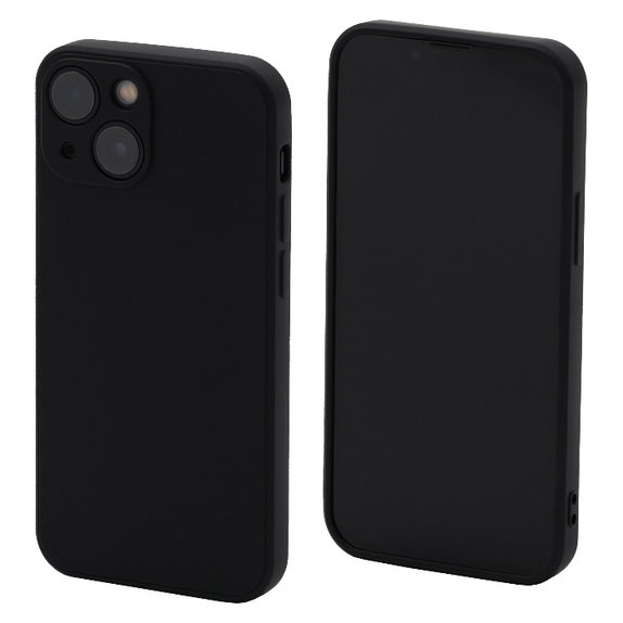 Custodia Rubber per iPhone 13 mini, Black, FixPremium