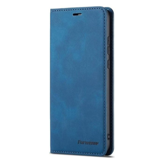 Custodia Business Wallet per Samsung S22 Plus, Blue, FixPremium