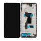 Schermo per Xiaomi Redmi Note 12 Pro 5G, Midnight Black, Vetro touch con cornice, 5600010M1600, Genuine Service Pack