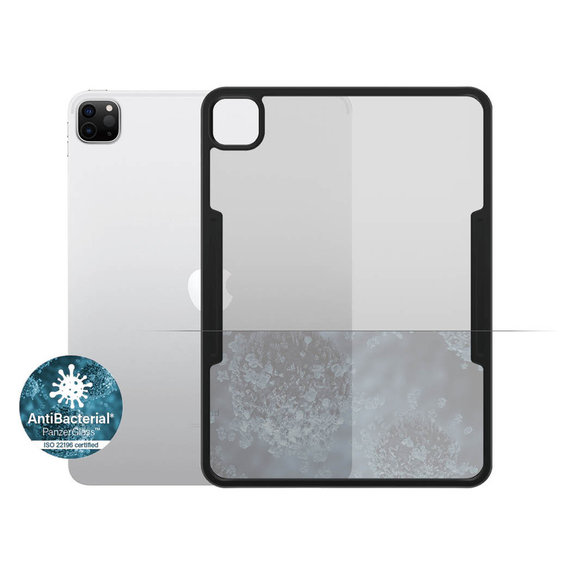Custodia ClearCase AB per iPad Pro 11'' (2018/2020/2021), Nero, PanzerGlass