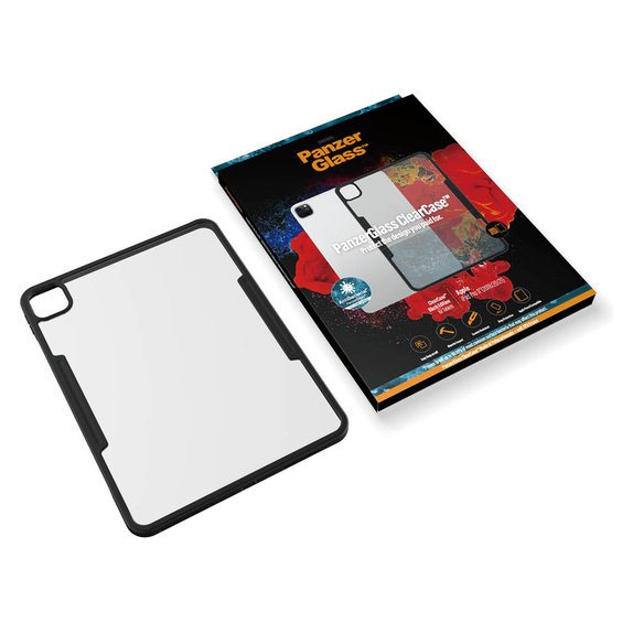 Custodia ClearCase AB per iPad Pro 11'' (2018/2020/2021), Nero, PanzerGlass