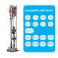 Supporto con ruote per Dyson serie V, Outsize, Gen5detect, serie DC
